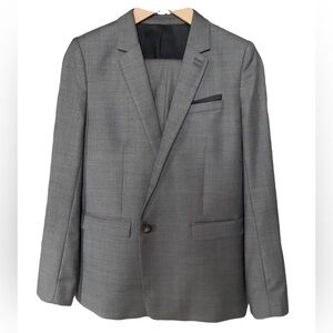 NWT The Kooples Mens Gray 100% Wool Blazer - FR 50 (US 40) - $845 MSRP
